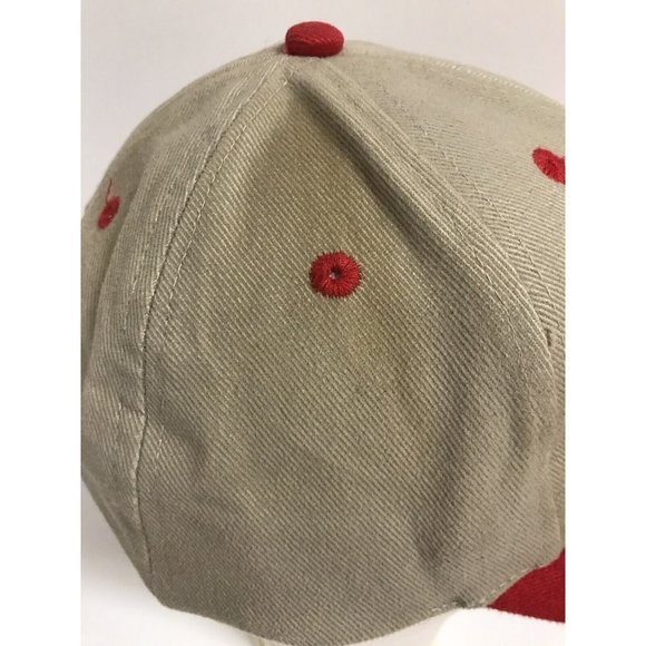 Ellensburg Washington RC Flyers Red Beige Adjustable Hat - Picture 4 of 10